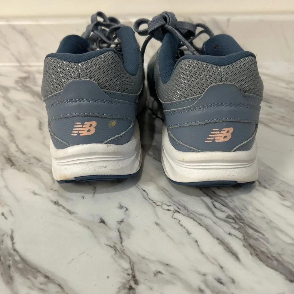 New Balance Kids Blue and Pink Sneakers